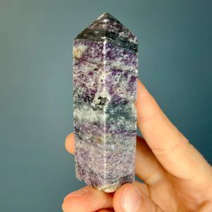 Purple Sphalerite Tower